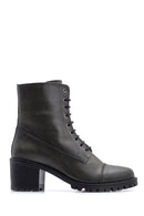 Women's Lace-Up Heeled Boots | Derimod