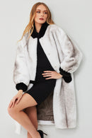 Aspen Women's White Teddy Coat | Derimod