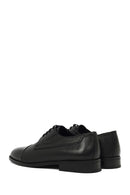 Men's Black Laced Leather Classic Shoes | Derimod