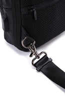 D-Pack Men's Black Technological Fabric Crossbody Bag | Derimod