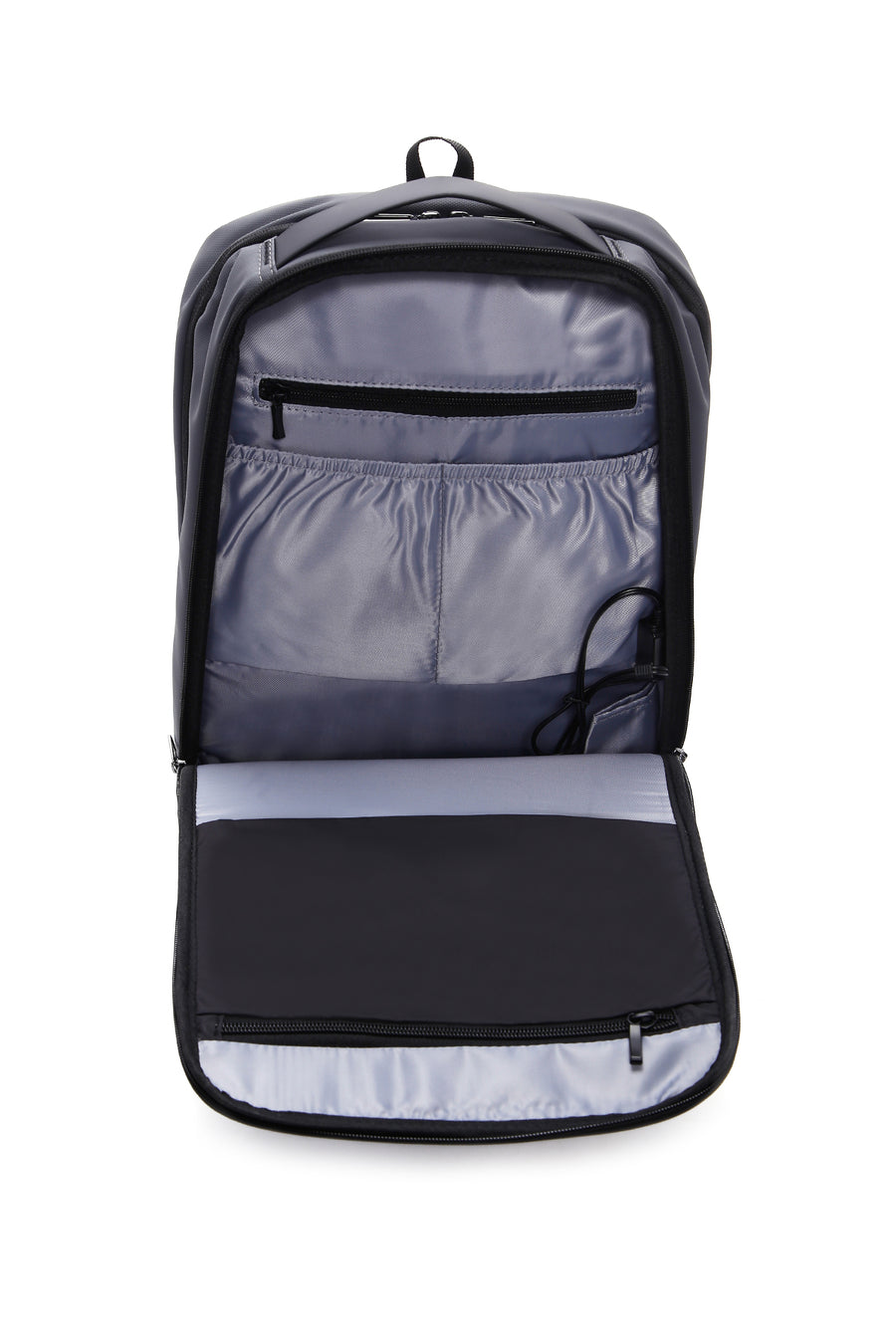 D-Pack Unisex Gri Teknolojik Kumaş Hardcase Sırt Çantası