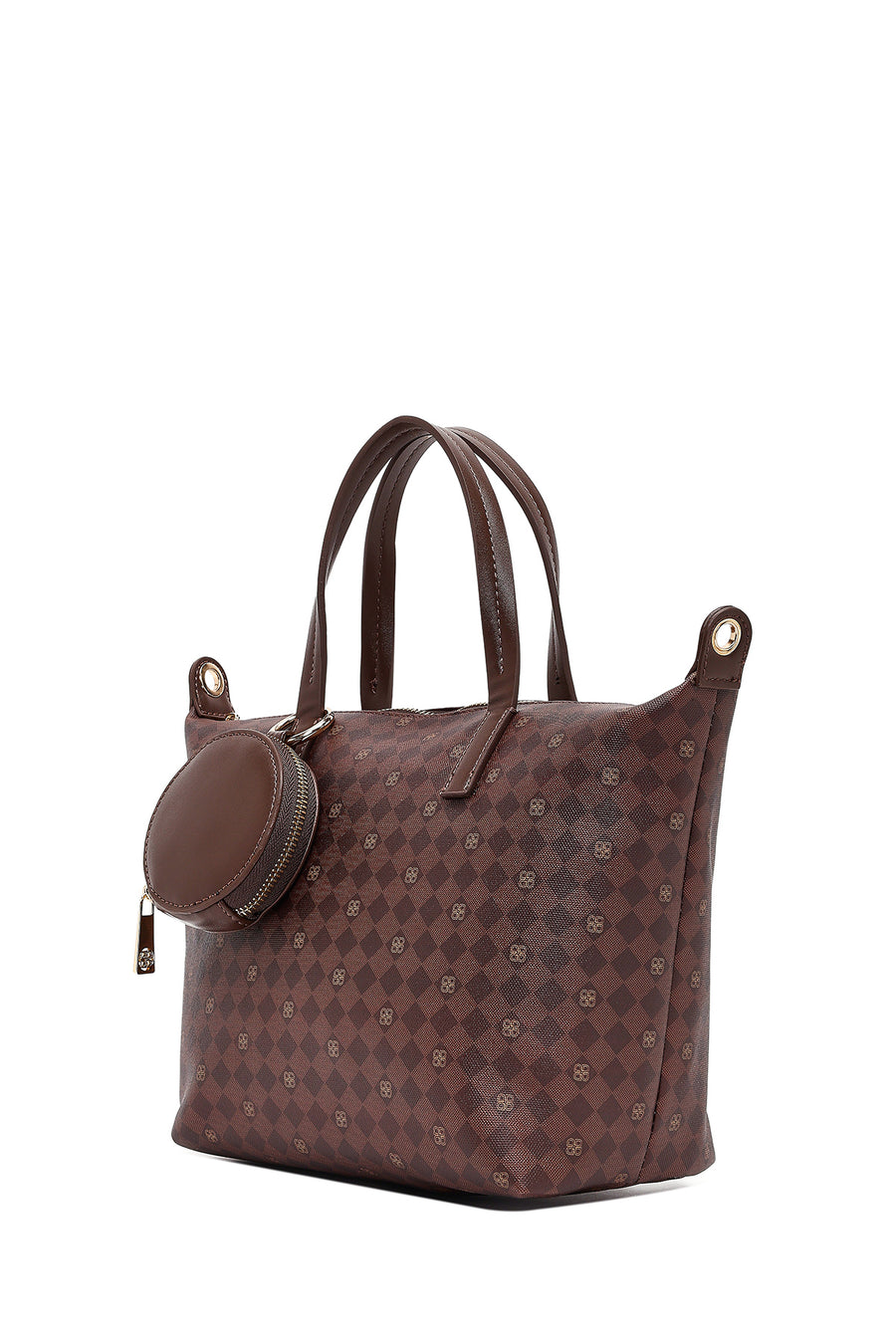 Women's Brown Printed Shoulder Bag
