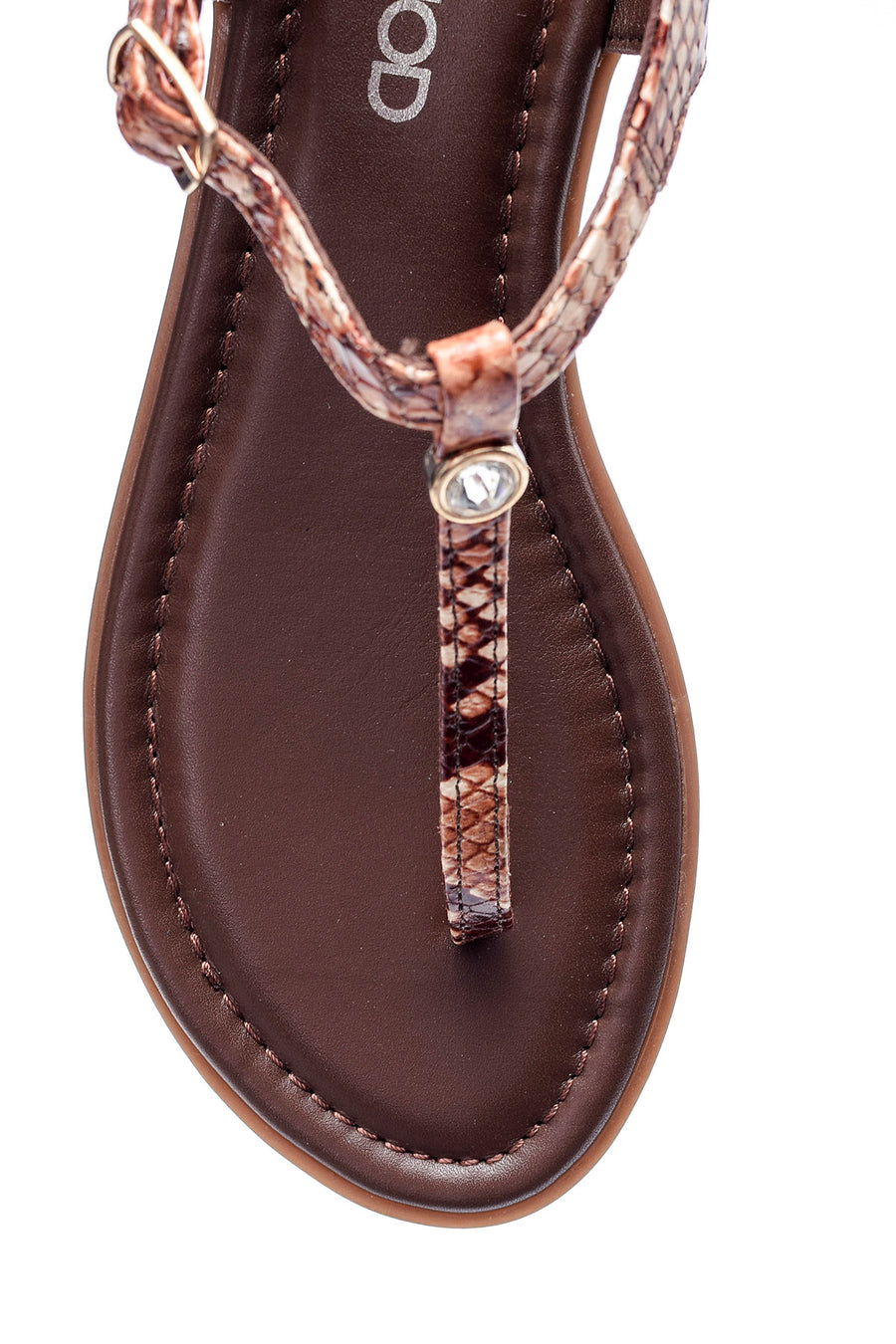 Women's Crocodile Patterned Sandals