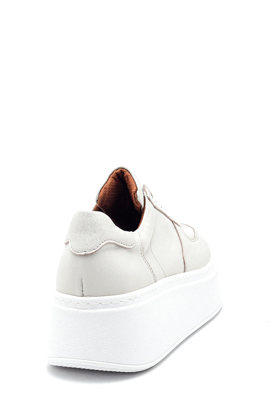 Women's Leather Thick Soled Shoes