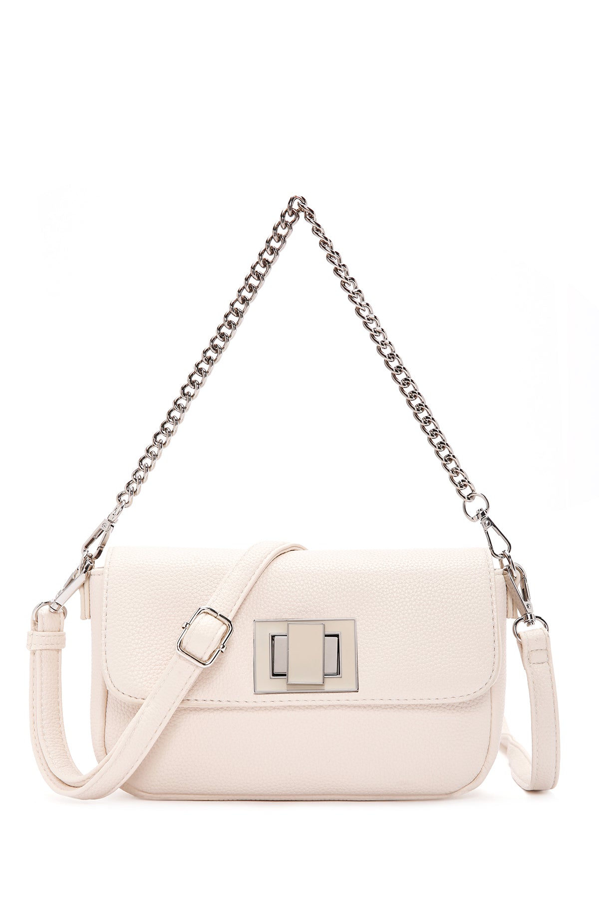 Women's Cream Long Strap Shoulder Bag 24SBD2504FT | Derimod