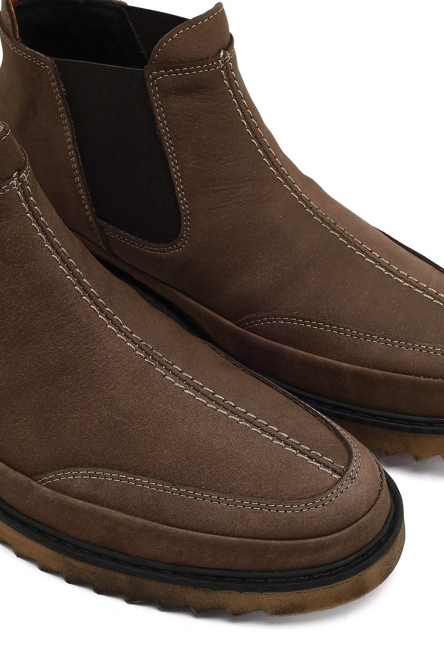 Men's Mink Nubuck Leather Chelsea Boot