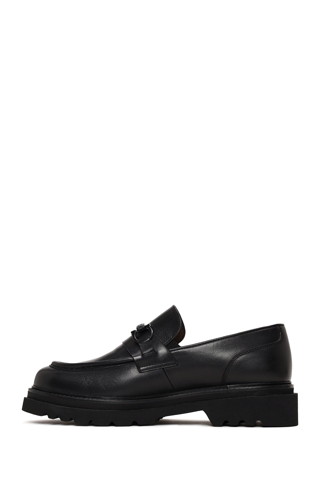 Erkek Siyah Deri Casual Loafer