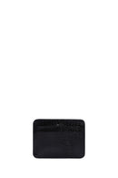 Men's Black Leather Card Holder | Derimod