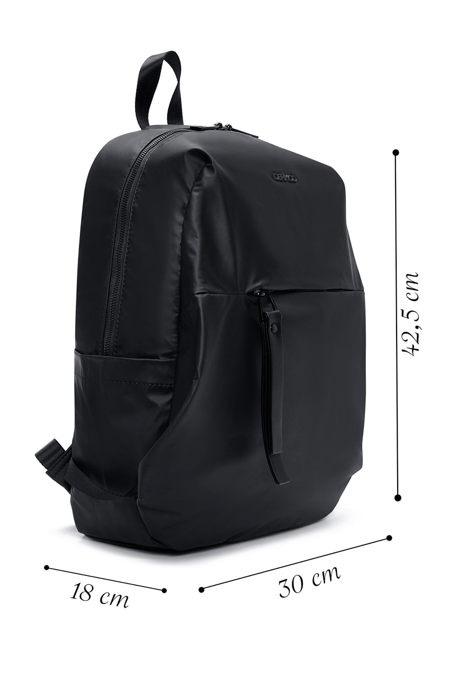 Women's Black Casual Backpack