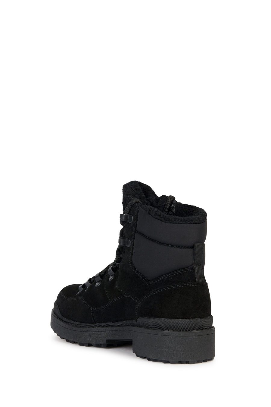 Geox Women's Black Nevegal Abx Suede Leather Boots