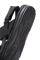 Men's Black Leather Sandals | Derimod