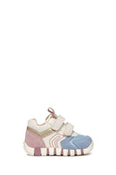 Geox Baby Girl Beige Iupidoo Strappy Leather Sneakers | Derimod