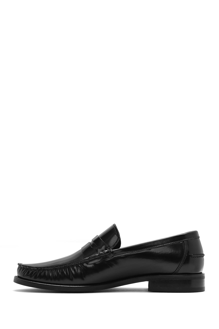 Men's Black Leather Classic Loafer