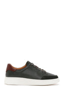 Men's Green Leather Sneaker | Derimod