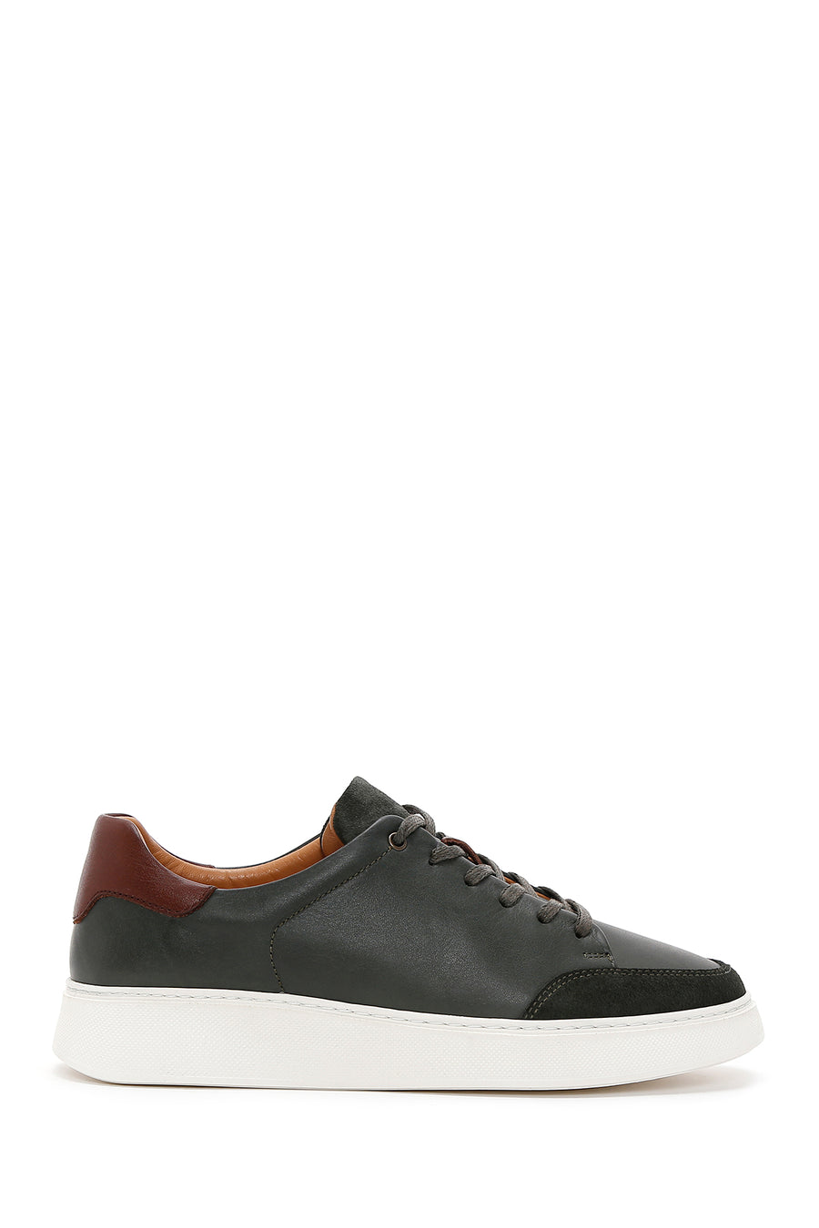 Erkek Yeşil Deri Sneaker 23SFD691518 | Derimod