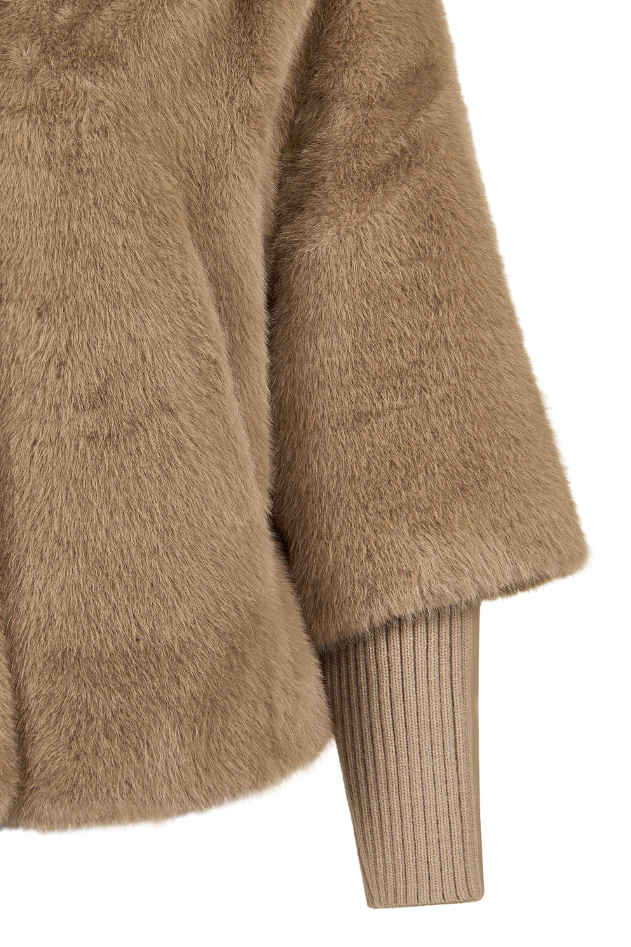 Ampezzo Woman Beige Short Teddy Coats