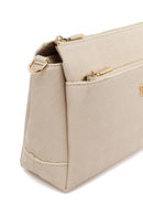 Woman Cream Printed Long-Strap Crossbody Bag | Derimod
