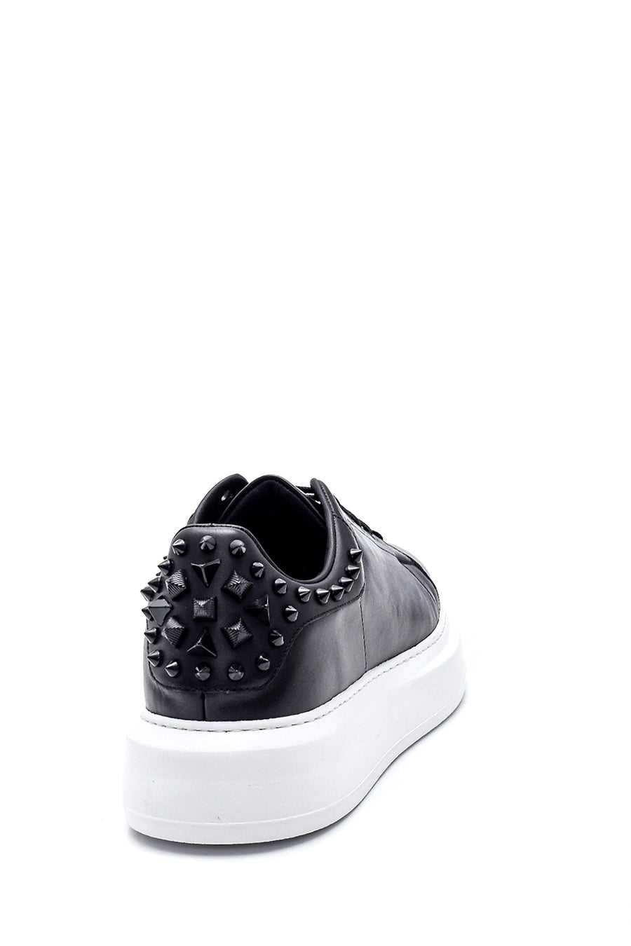Erkek Deri Zımba Detaylı Sneaker