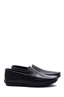 Men's Black Leather Casual Loafer | Derimod