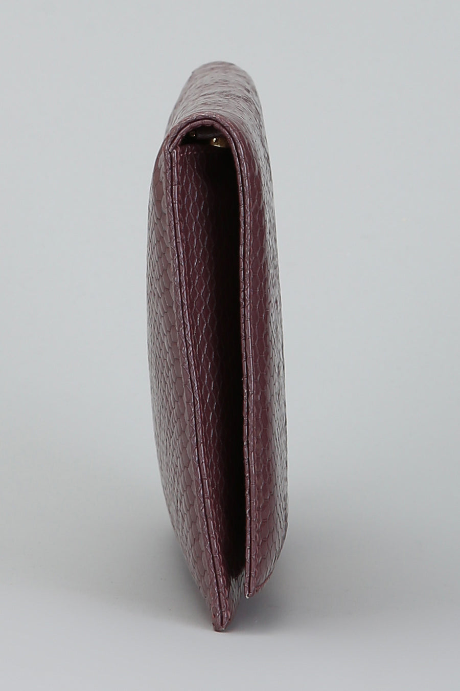 Snake Patterned Women's Purple Leather Portfolio