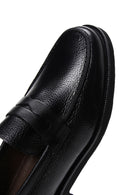 Men's Black Leather Casual Loafer | Derimod