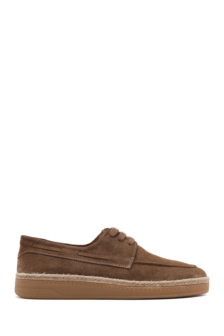 Men's Mink Lace-Up Suede Leather Casual Shoes 26SFD631910 | Derimod