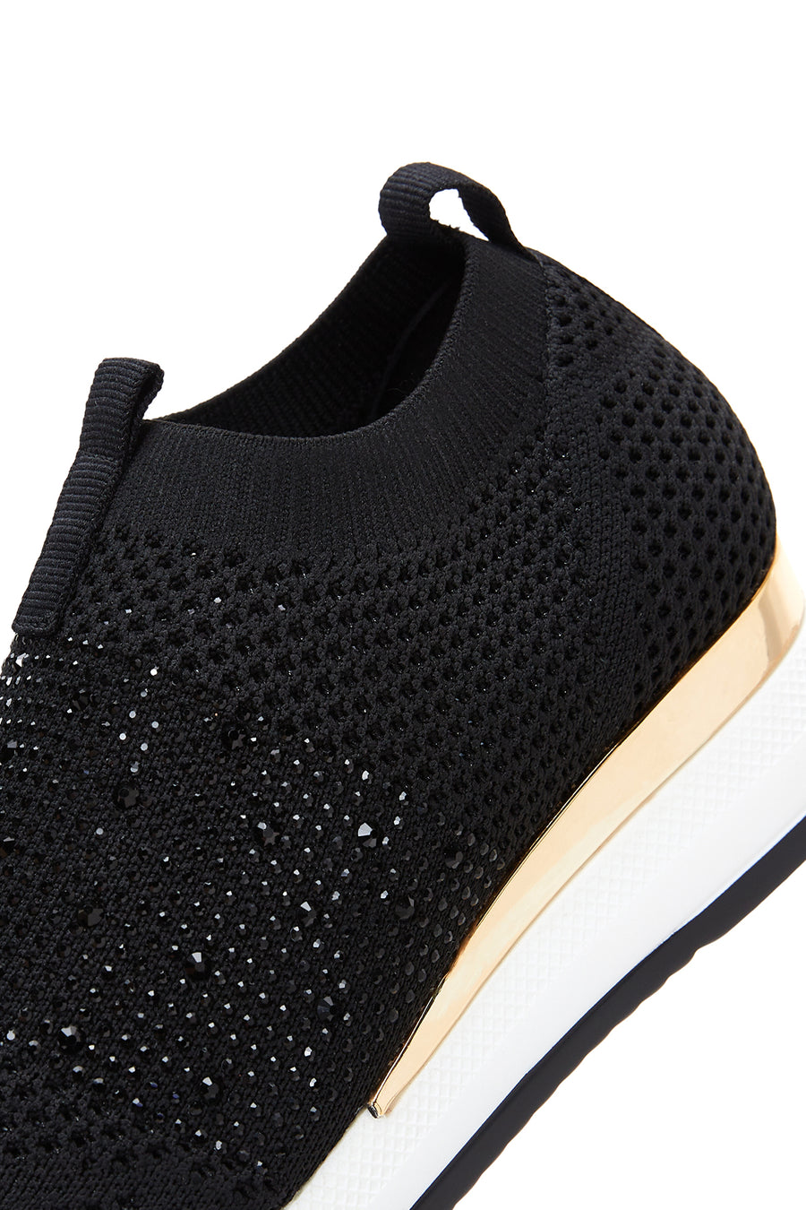 Kadın Siyah Taşlı Sneaker