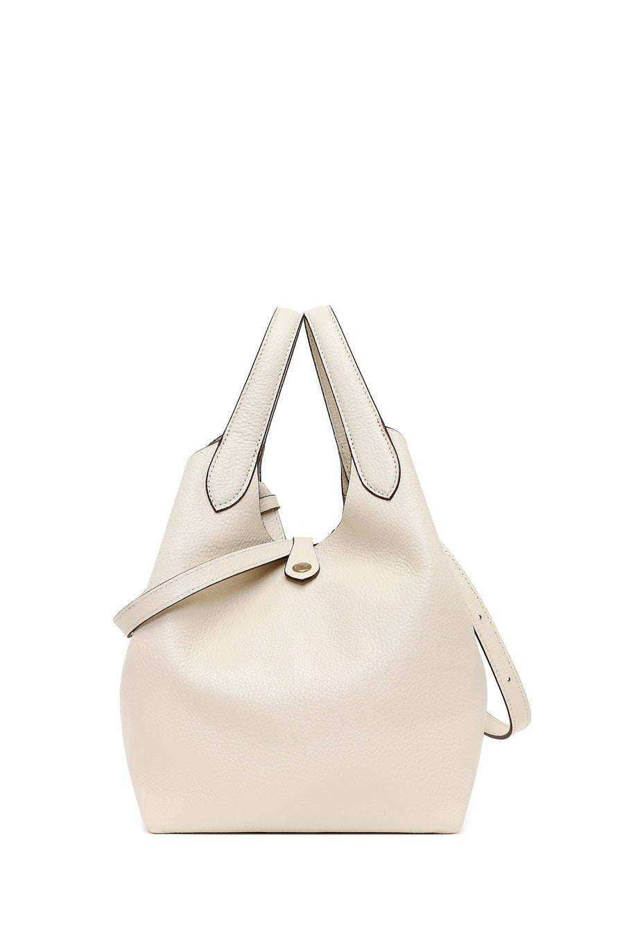 Woman Cream Casual Leather Shoulder Bag 25ABD2309FT | Derimod