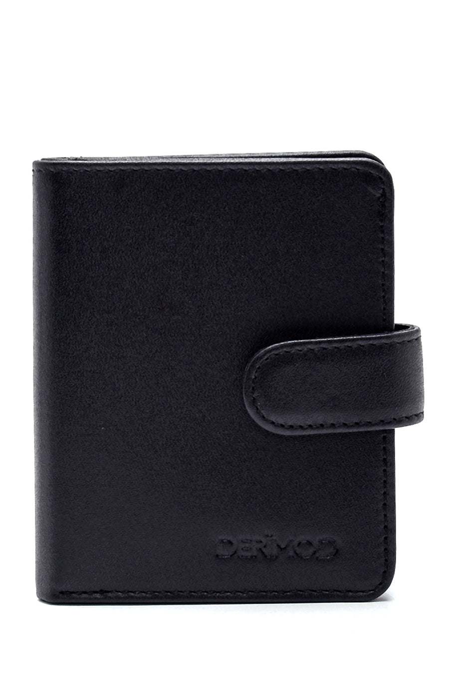 Men's Black Leather Card Holder 000A2D307518 | Derimod