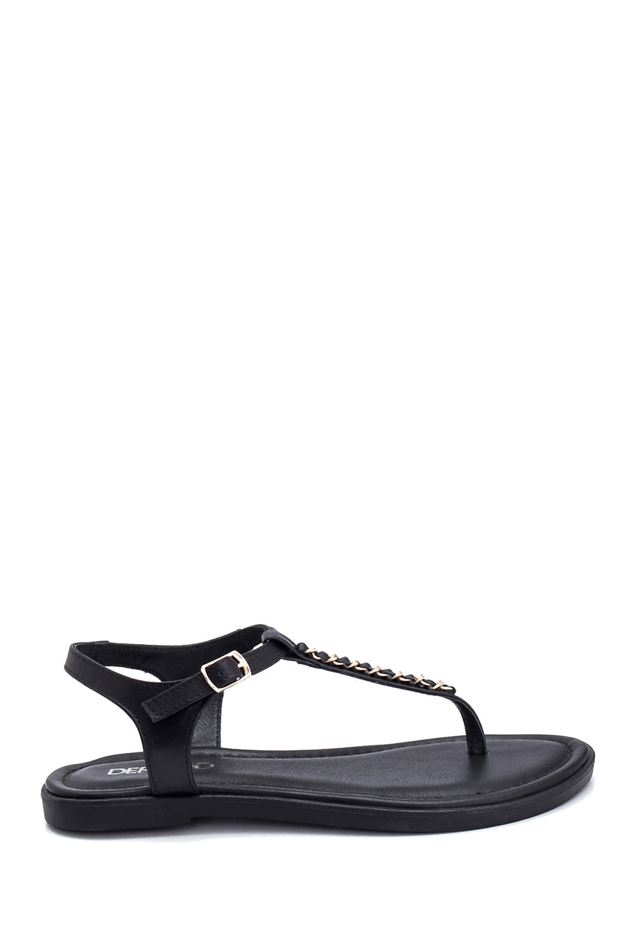 Kadın Casual Deri Sandalet 21SFD271818 | Derimod
