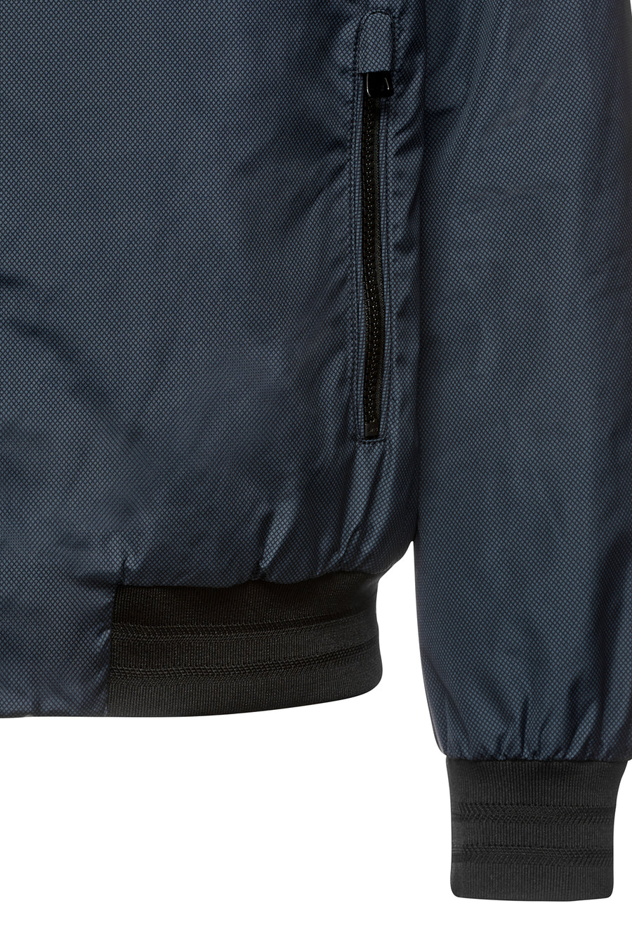 Geox Men's Navy Blue M Vincit Zippered Jacket