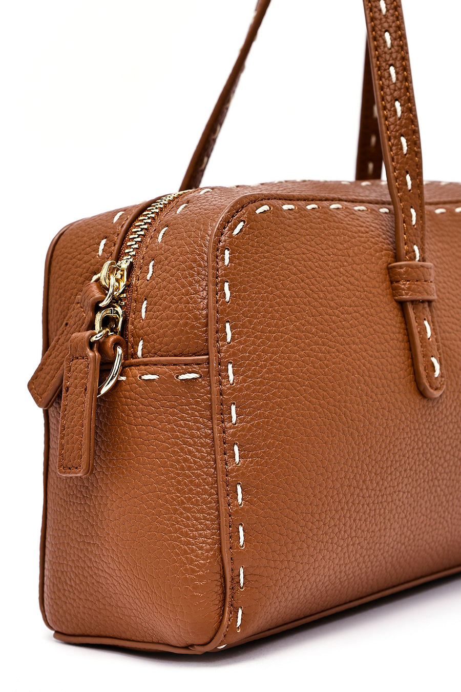 Women's Brown Long Strap Shoulder Bag