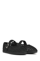 Women's Black Buckle Espadrilles | Derimod