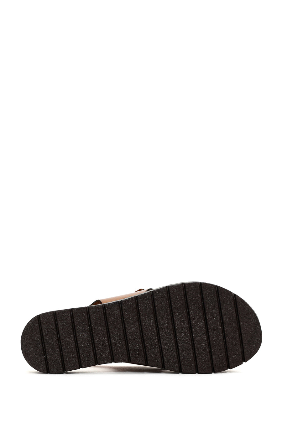 Women's Tan Ankle Strap Leather Sandals