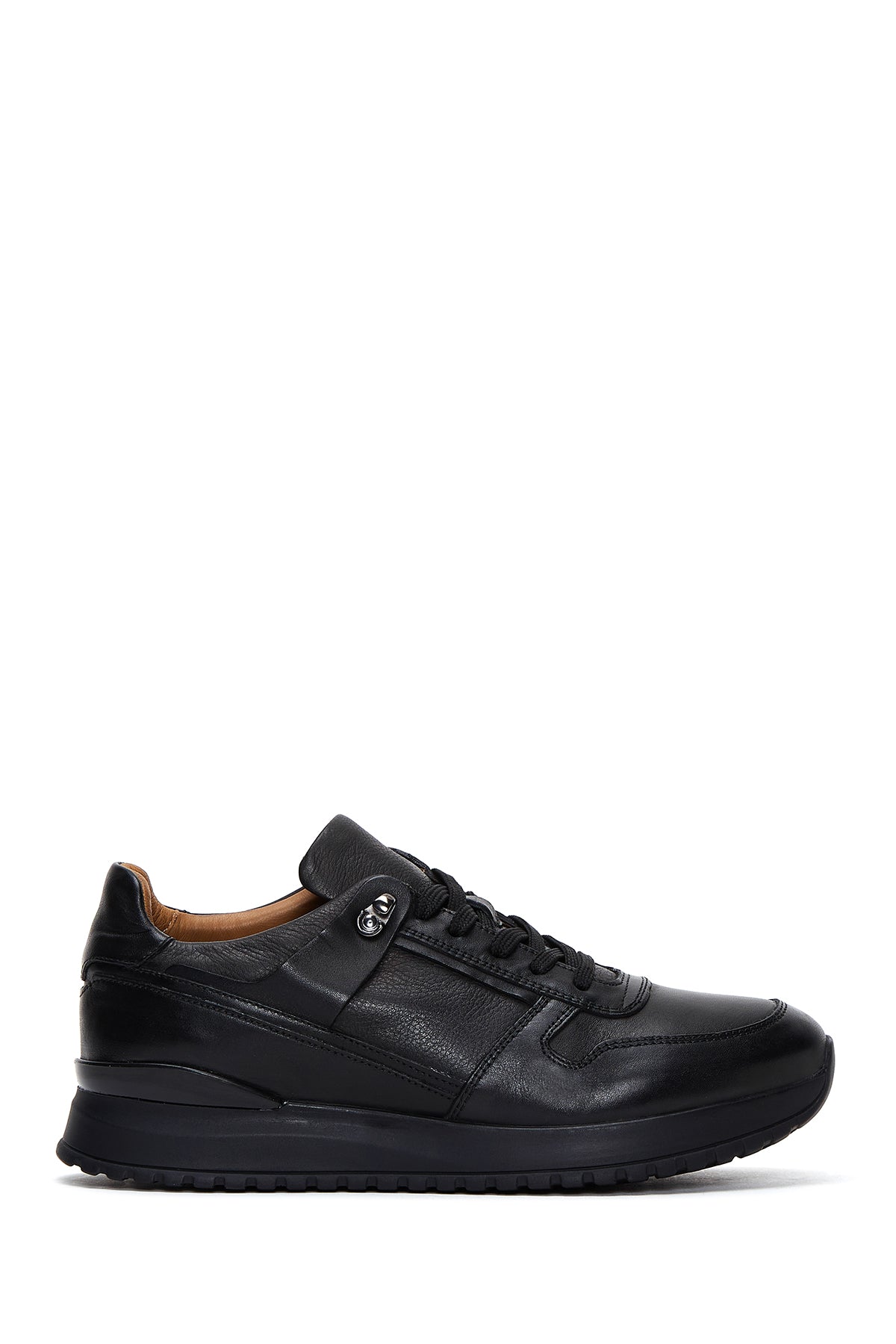 Men's Black Leather Sneaker 22WFD611918 | Derimod