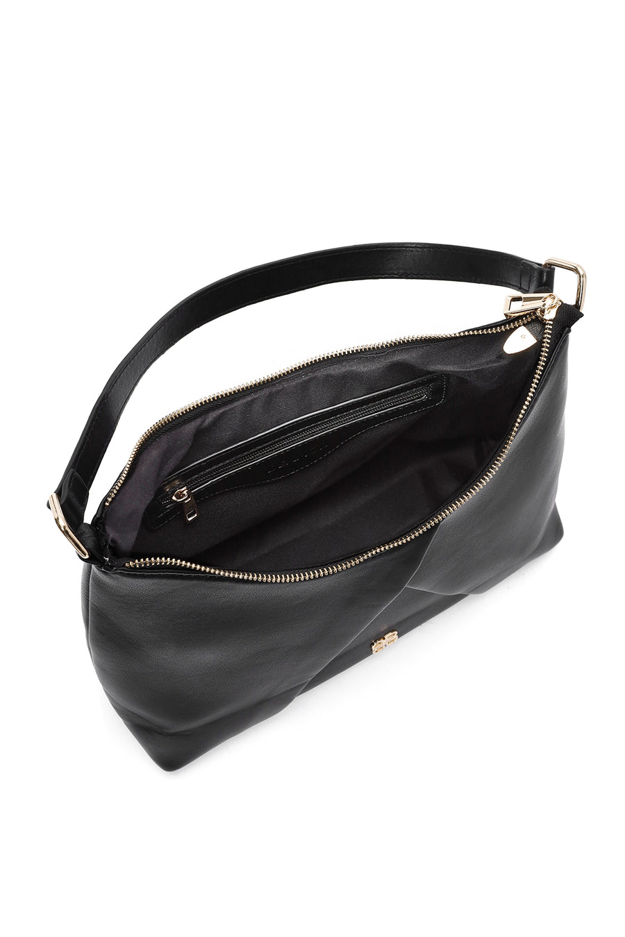 Women's Black Long Strap Shoulder Bag