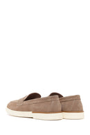 Men's Beige Suede Leather Casual Loafer | Derimod