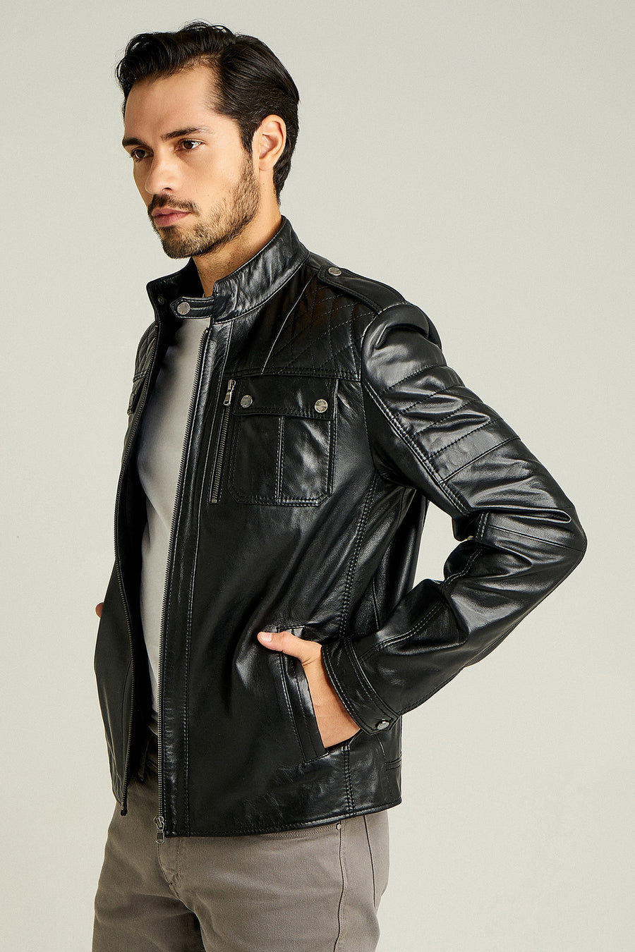 Turner Men's Leather Jacket