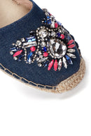 Kadın Mavi Taşlı Espadril | Derimod