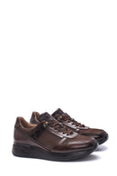 Men's Leather High Sole Sneaker | Derimod