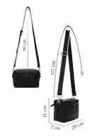 Women's Black Long Strap Crossbody Bag | Derimod