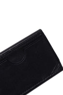 Male Black Leather Cardholder | Derimod