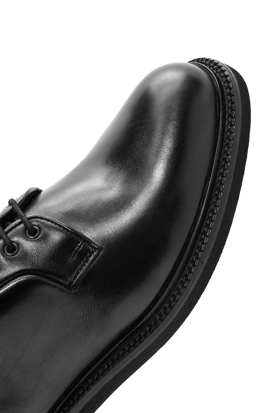 
Men's Black Lace-Up Leather Classic Shoes
