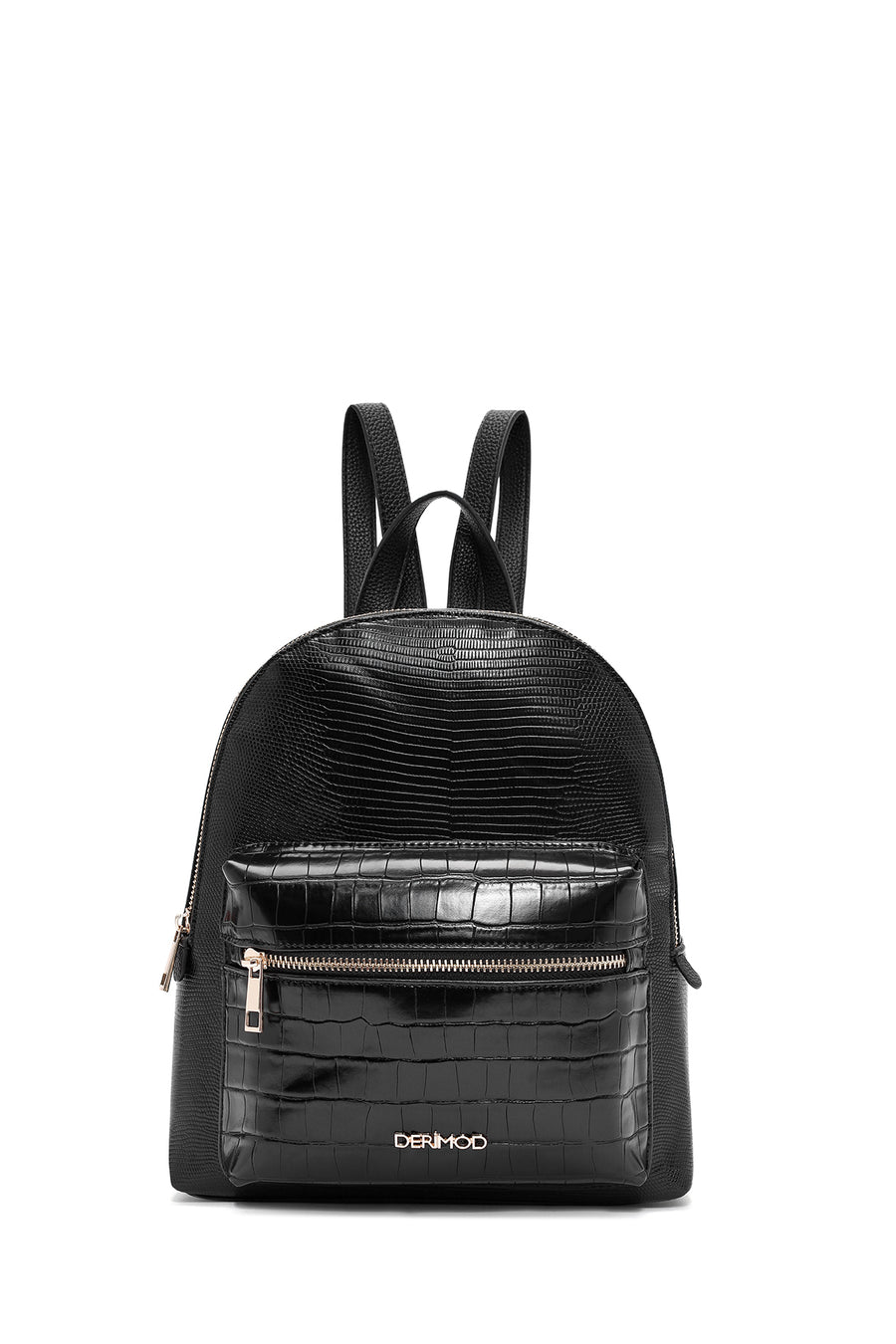 Women's Black Patterned Backpack 24WBD275014 | Derimod