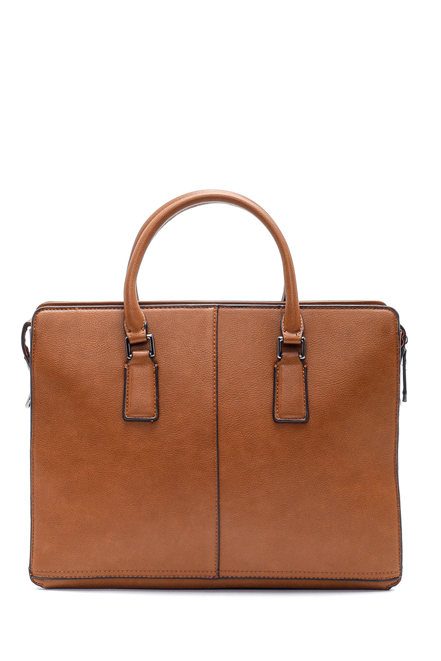 Men's Tan Long Strap Briefcase