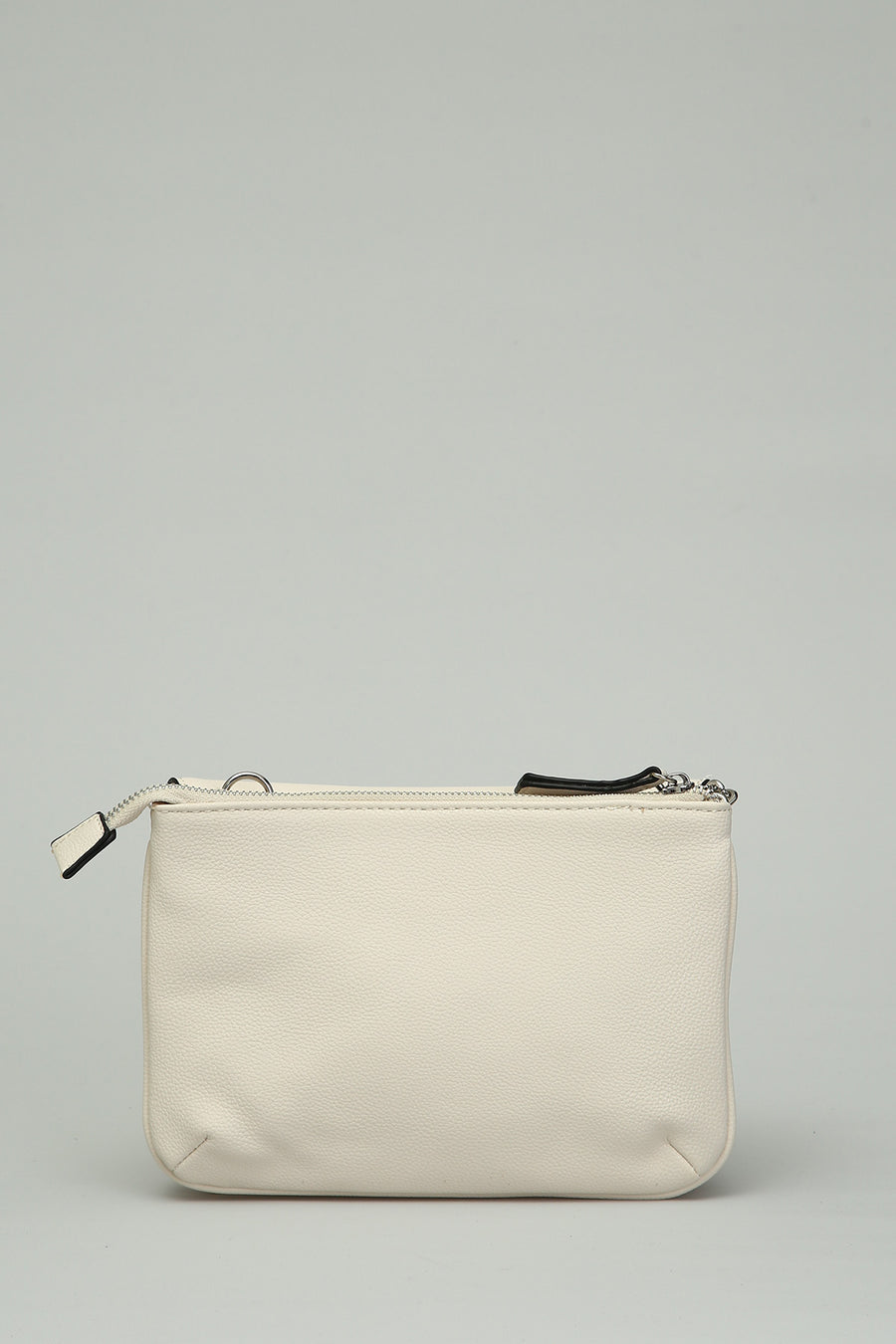 Cream Women's Crossbody Bag with Star Staple Detail