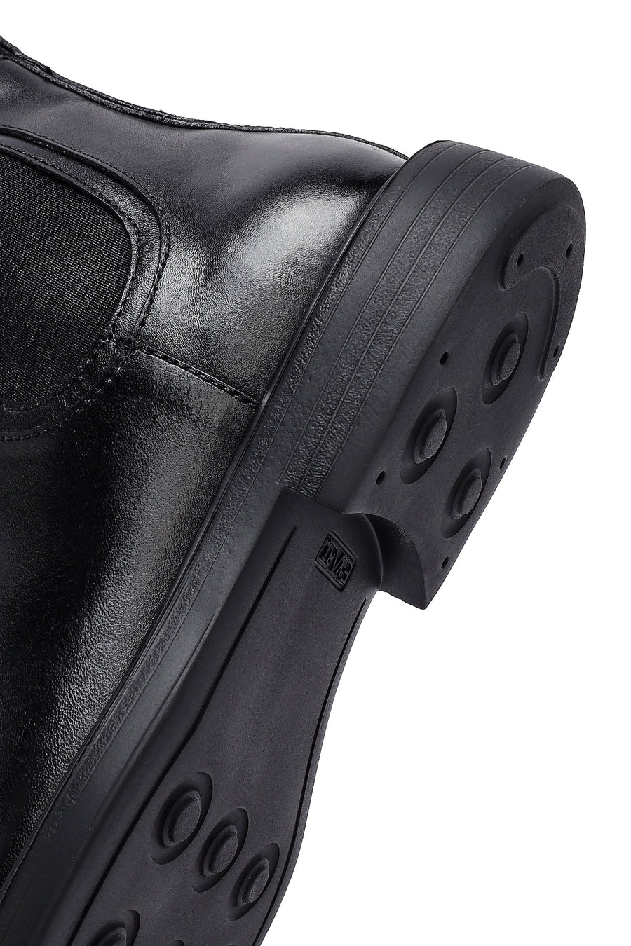 Male Black Leather Chelsea Boots