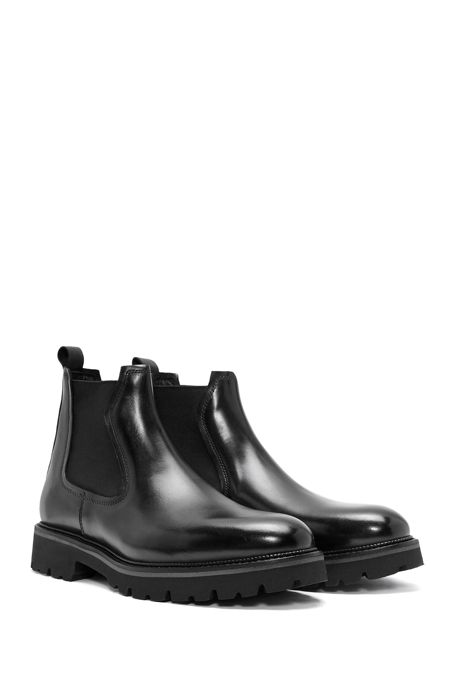 
Men's Black Leather Chelsea Boot
