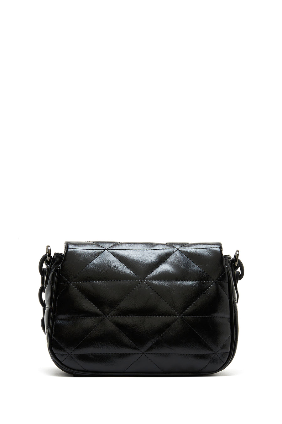Kadın Siyah Uzun Askılı Kapitone Çapraz Çanta