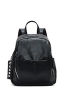 Women's Black Casual Backpack | Derimod